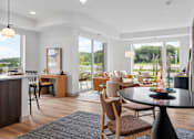Thumbnail 2 of 61 - Living Room Come Dining Area View at The Mera, St Louis Park, 55426