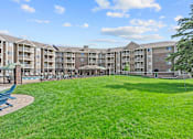 Thumbnail 35 of 45 - Outdoor volleyball net by the outdoor pool at Cityscape, St Louis Park, MN, 55416