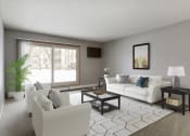 Thumbnail 3 of 14 - Large living room at Pebblebrook Flats, Bloomington, MN