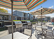 Thumbnail 27 of 30 - Outdoor Picnic and Grilling Area at Eden Commons, Eden Prairie, MN, 55344
