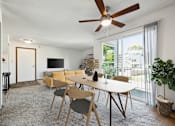 Thumbnail 5 of 30 - Living Room and Dining Area at Eden Commons, Eden Prairie, MN, 55344