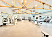 Thumbnail 17 of 37 - A gym with a variety of at Concord Crossing, Lafayette  