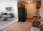 Thumbnail 16 of 21 - Fully equipped kitchen featuring gas range/oven, refrigerator, and dishwasher