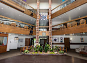 Thumbnail 3 of 16 - a view of the lobby of a building with arium