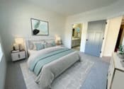 Thumbnail 18 of 53 - a bedroom with a bed and a closet