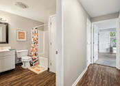 Thumbnail 14 of 77 - Modern Bathroom at CenterPointe Apartments & Townhomes, New York, 14424