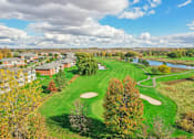 Thumbnail 69 of 77 - Aerial Golf Course View at CenterPointe Apartments & Townhomes, Canandaigua, 14424