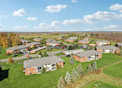 Thumbnail 73 of 77 - A bird's eye view of green space at CenterPointe Apartments & Townhomes, New York