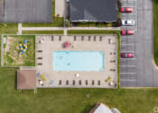 Thumbnail 33 of 50 - Aerial Pool View at Centerpointe Apartments, New York, 14424