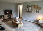 Thumbnail 10 of 67 - Living Room Interior at Highview Manor Apartments, Fairport