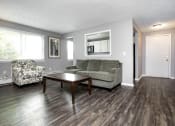Thumbnail 14 of 61 - Modern Living Room at Highview Manor Apartments, Fairport, New York