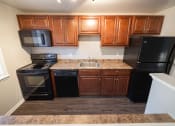 Thumbnail 40 of 103 - Updated Kitchen with Cabinets and appliances at Willowbrooke Apartments & Townhomes at 396 Willowbrooke Drive in Brockport, NY 14420