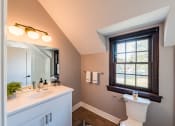 Thumbnail 14 of 23 - MODERN BATHROOM AT THE INGLESIDE APARTMENTS AT 70 HARVARD PLACE IN BUFFALO NY