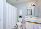 Thumbnail 10 of 77 - Modern Bathroom at CenterPointe Apartments & Townhomes, Canandaigua, NY