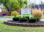 Thumbnail 94 of 103 - the leasing office sign in the front yard of a home at Willowbrooke Apartments, Brockport, 14420