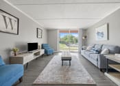 Thumbnail 20 of 111 - Renovated Living Room decor at Woodland Ridge Apartments in Woodridge, IL