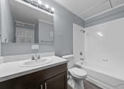 Thumbnail 51 of 111 - Renovated Bathroom at Woodland Ridge Apartments in Woodridge, IL