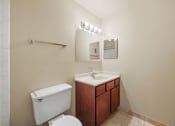 Thumbnail 82 of 111 - Bathroom with cabinets at Woodland Ridge Apartments in Woodridge, IL