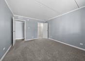 Thumbnail 45 of 111 - Renovated Bedroom with bathroom at Woodland Ridge Apartments in Woodridge, IL