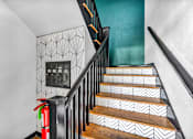 Thumbnail 19 of 46 - the stairwell of a home with a fire hydrant  at Sunset Ridge, Texas