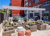 Thumbnail 19 of 87 - Courtyard Patio at Beekman on Broadway, Michigan