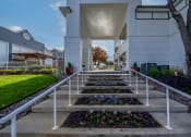 Thumbnail 3 of 37 - a set of stairs in front of a building