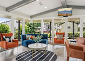 Thumbnail 2 of 31 - Furnished Living Room at Keller Oaks, Carrollton