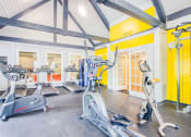 Thumbnail 2 of 32 - the gym with cardio equipment and weights at The Grove Brentwood, Nashville, 37211 