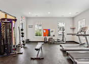 Thumbnail 16 of 27 - Modern Fitness center at The Brentwood, Nashville, Tennessee