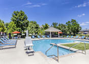 Thumbnail 13 of 37 - the swimming pool at our crossings apartments at Aventura at Towne Centre, Ellisville, MO, 63011