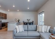 Thumbnail 5 of 12 - Open Concept 2 Bedroom Kitchen and Dining Area with Modern Design