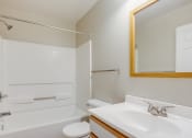 Thumbnail 15 of 22 - a bathroom with a bathtub and a sink