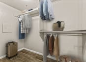 Thumbnail 29 of 56 - our closets are stocked with clothes and towels for you to use in your closet at 5636 Apartment Homes, Dallas, 75254