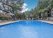 Thumbnail 8 of 12 - A resort style pool at The Vistas in Boerne, TX.