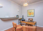 Thumbnail 3 of 12 - The leasing office at The Vistas in Boerne, TX.