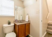 Thumbnail 16 of 21 - Toilet at Amberly Village Townhomes, Garland, TX, 75040