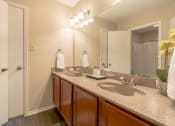 Thumbnail 17 of 21 - Vanity at Amberly Village Townhomes, Garland, TX