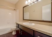 Thumbnail 25 of 55 - Bathroom With Bathtub at Woodchase, Euless, TX, 76039