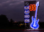Thumbnail 1 of 43 - Outdoor music board at Rock 35, Texas