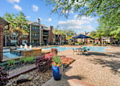 Thumbnail 9 of 38 - Pool Area at Preston Bend, Dallas, TX