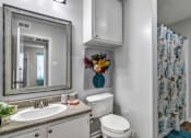 Thumbnail 10 of 17 - Modern Bathroom at Viva Max, San Antonio Texas  