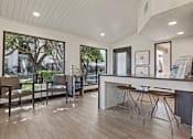 Thumbnail 6 of 45 - A modern interior with a bar area and seating. at Tradewinds, Windcrest