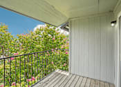 Thumbnail 63 of 63 - the balcony has a view of the garden and the trees at The Keller, Texas  