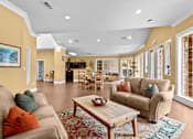 Thumbnail 12 of 42 - a living room with couches and a coffee table at Southgate Glen, Weatherford, Texas