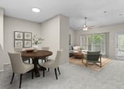 Thumbnail 55 of 55 - an open living room and dining room with a table and chairs