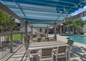 Thumbnail 6 of 58 - take a dip in the pool at villas at houston levee west apartments in cord  at Vesper, Dallas