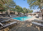Thumbnail 29 of 40 - pool surrounded by house at Crosspoint Oaks at Boerne, Texas