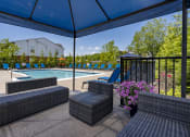 Thumbnail 7 of 17 - our apartments have a resort style pool and patio