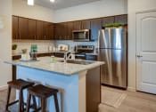 Thumbnail 43 of 65 - Dining room / area of a spacious luxury apartment at Bridge at Paloma 78754 Northeast Austin