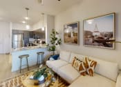 Thumbnail 52 of 52 - A1-Prickly Pear Living Room at Delco Flats, Austin, Texas